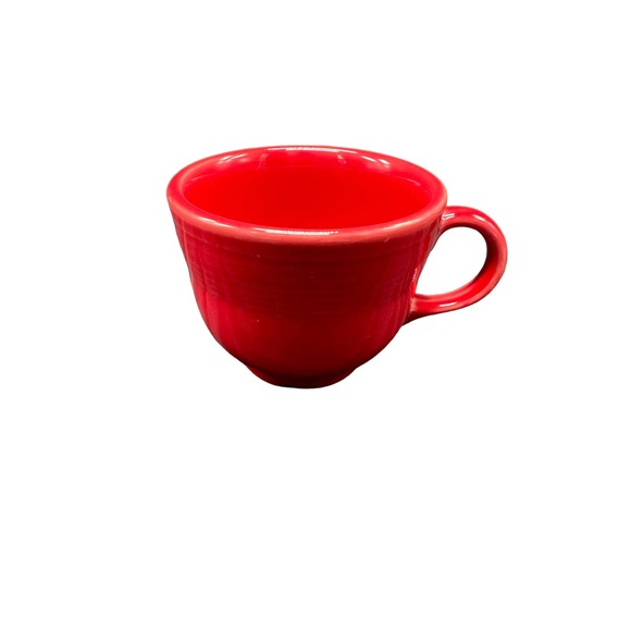Fiestaware Red Coffee Cup - Excellent Condition - Picture 1 of 3